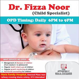 Dr. Fizza Noor 